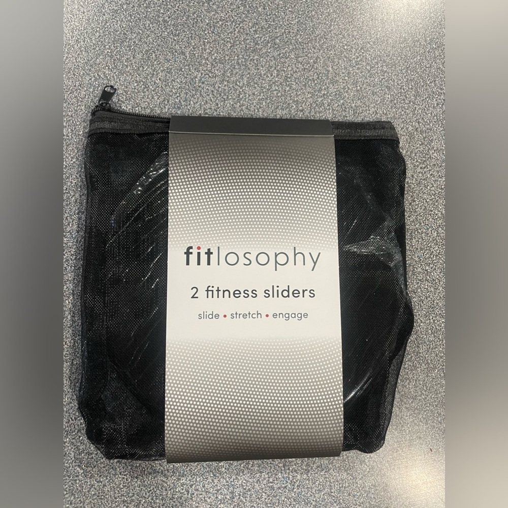 Fitlosophy, Fitness Disc Sliders new black workout sliders